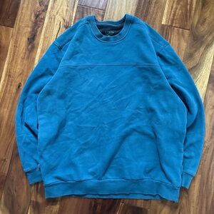 Vintage 90s Arrow Men's Teal Crewneck Sweater